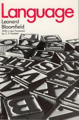 Language - Leonard Bloomfield - cover