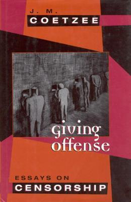 Giving Offense - J. M. Coetzee - cover