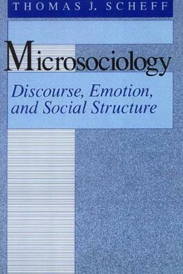 Microsociology: Discourse, Emotion, and Social Structure - Thomas J. Scheff - cover