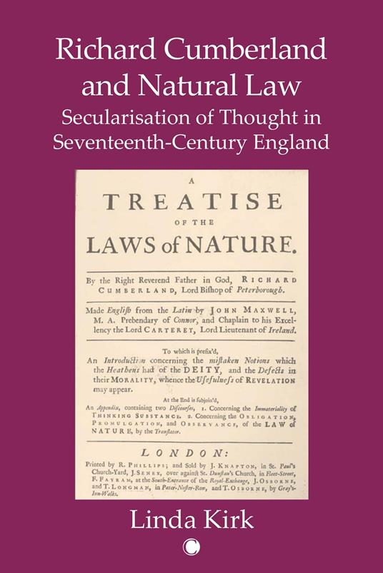 Richard Cumberland and Natural Law