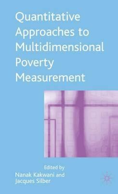 Quantitative Approaches to Multidimensional Poverty Measurement - cover