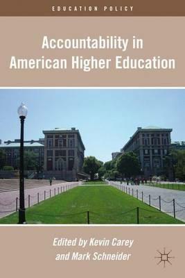 Accountability in American Higher Education - cover