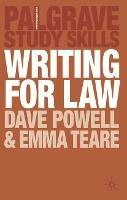 Writing for Law - Dave Powell,Emma Teare - cover