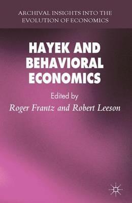 Hayek and Behavioral Economics - cover