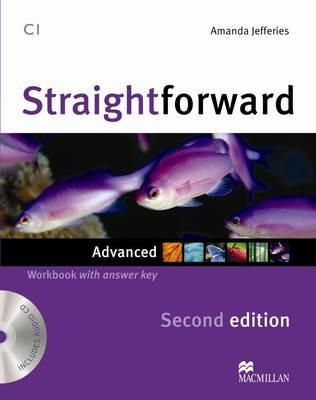 Straightforward 2nd Edition Advanced Level Workbook with key & CD - Amanda Jeffries - cover