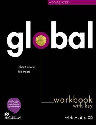 Global Advanced Workbook & CD with key Pack - Robert Campbell,Julie Moore - cover