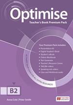 Optimise. B2. Teacher's book. Premium pack