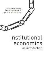 Institutional Economics: An Introduction - John Groenewegen,Antoon Spithoven,Annette Van den Berg - cover