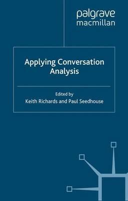 Applying Conversation Analysis - cover