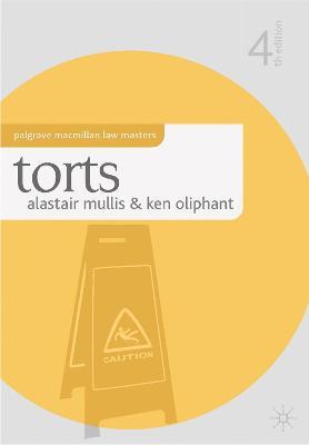 Torts - Alastair Mullis,Ken Oliphant - cover