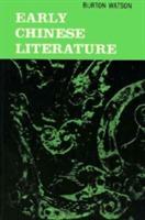 Early Chinese Literature - Burton Watson - cover