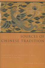 Sources of Chinese Tradition: From 1600 Through the Twentieth Century
