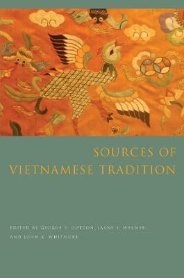 Sources of Vietnamese Tradition - cover