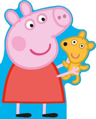 Peppa Pig: All About Peppa: A Peppa-shaped board book - Peppa Pig - cover