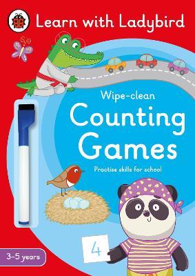 Counting Games: A Learn with Ladybird Wipe-clean Activity Book (3-5 years): Ideal for home learning (EYFS) - Ladybird - cover