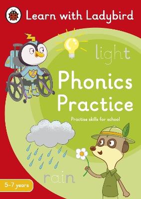 Phonics Practice: A Learn with Ladybird Activity Book (5-7 years): Ideal for home learning (KS1) - Ladybird - cover