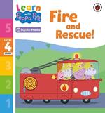 Learn with Peppa Phonics Level 4 Book 9 – Fire and Rescue! (Phonics Reader)