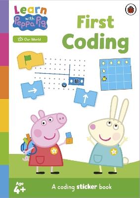 Learn with Peppa: First Coding sticker activity book - Peppa Pig - cover