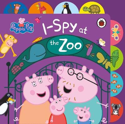 Peppa Pig: I Spy at the Zoo: Tabbed Board Book - Peppa Pig - cover
