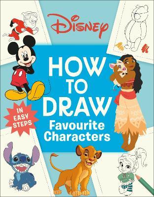 Disney How to Draw Favourite Characters - DK - cover