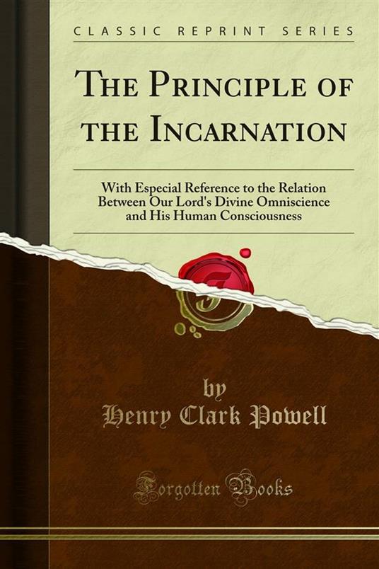 The Principle of the Incarnation