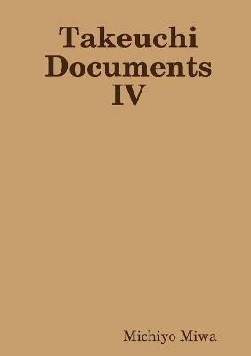 Takeuchi Documents IV - Michiyo Miwa - cover