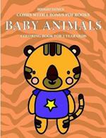 Coloring Book for 2 Year Olds (Baby Animals)