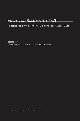 Advanced Research in VLSI: Proceedings of the Fifth MIT Conference - cover
