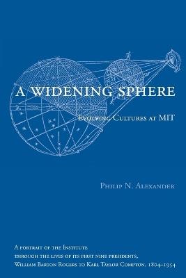 A Widening Sphere: Evolving Cultures at MIT - Philip N. Alexander - cover