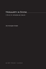 Modularity in Syntax: A Study of Japanese and English