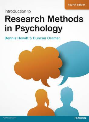 Introduction to Research Methods in Psychology - Dennis Howitt,Duncan Cramer - cover