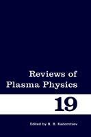 Reviews of Plasma Physics - cover