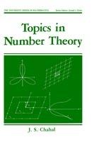 Topics in Number Theory - J.S. Chahal - cover