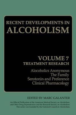Recent Developments in Alcoholism: Treatment Research - cover