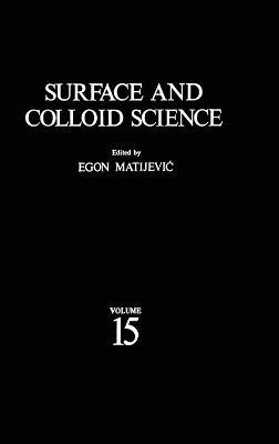 Surface and Colloid Science - cover