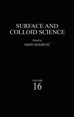 Surface and Colloid Science - cover