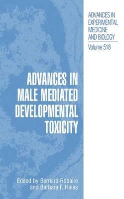 Advances in Male Mediated Developmental Toxicity - cover