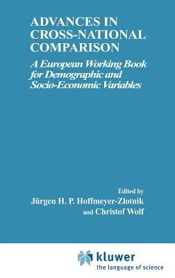 Advances in Cross-National Comparison: A European Working Book for Demographic and Socio-Economic Variables - cover