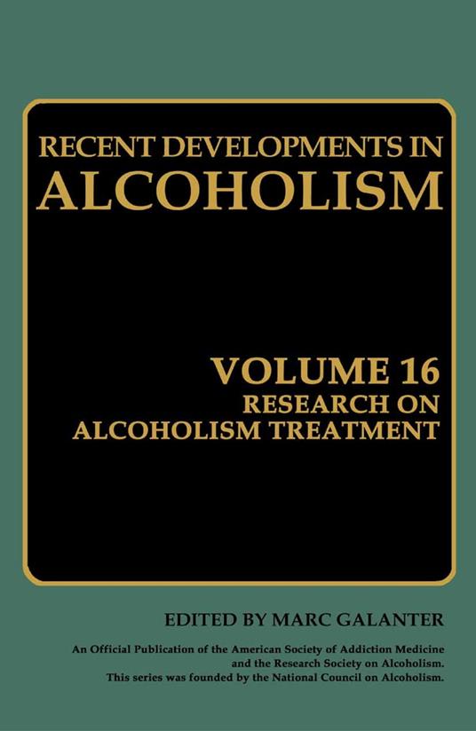 Research on Alcoholism Treatment