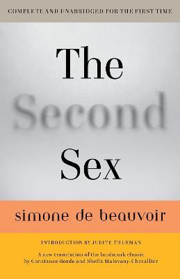 The Second Sex - Simone De Beauvoir - cover