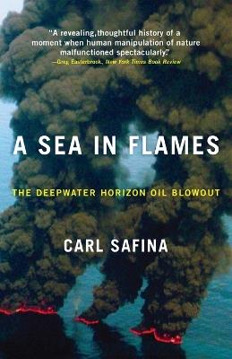 A Sea in Flames: The Deepwater Horizon Oil Blowout - Carl Safina - cover