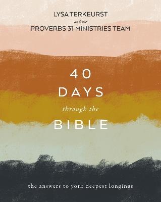 40 Days Through the Bible: The Answers to Your Deepest Longings - Lysa TerKeurst - cover