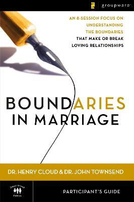 Boundaries in Marriage Participant's Guide - Henry Cloud,John Townsend - cover