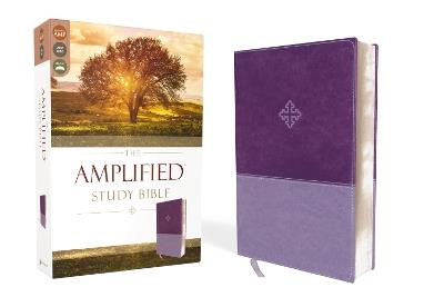 The Amplified Study Bible, Leathersoft, Purple - Zondervan - cover