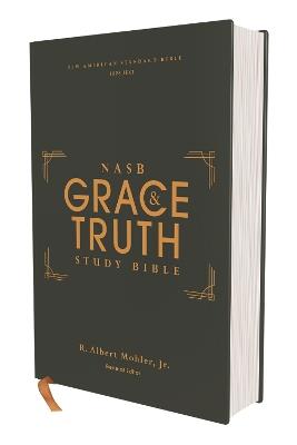 NASB, The Grace and Truth Study Bible (Trustworthy and Practical Insights), Hardcover, Green, Red Letter, 1995 Text, Comfort Print - cover