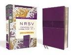 NRSV, Personal Size Large Print Bible with Apocrypha, Leathersoft, Purple, Comfort Print