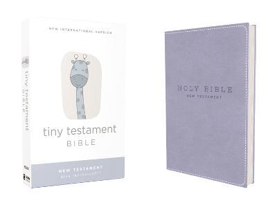 NIV, Tiny Testament Bible, New Testament, Leathersoft, Blue, Comfort Print - Zondervan - cover