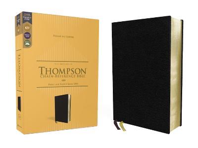 KJV, Thompson Chain-Reference Bible, European Bonded Leather, Black, Red Letter, Comfort Print - cover