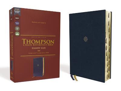 NKJV, Thompson Chain-Reference Bible, Handy Size, Leathersoft, Navy, Red Letter, Thumb Indexed, Comfort Print - cover