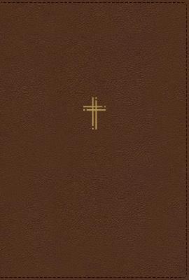 NASB, Thompson Chain-Reference Bible, Leathersoft, Brown, 1995 Text, Red Letter, Thumb Indexed, Comfort Print - cover